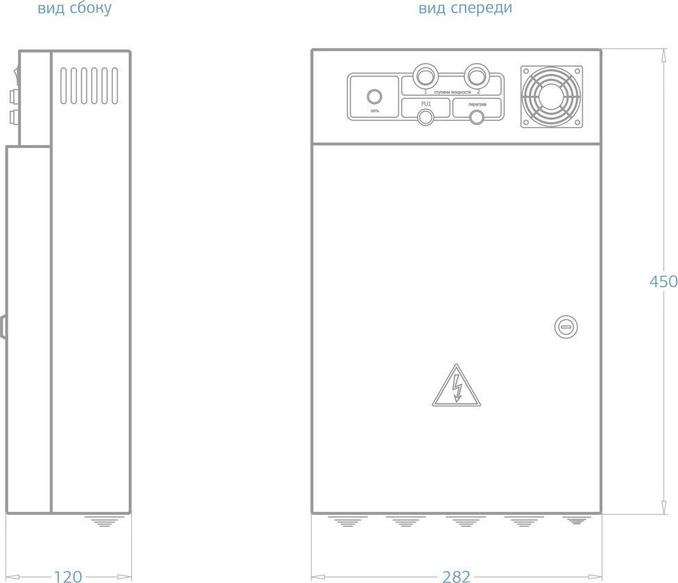 Шкаф автоматики и управления 25 кВт для водонагревателей