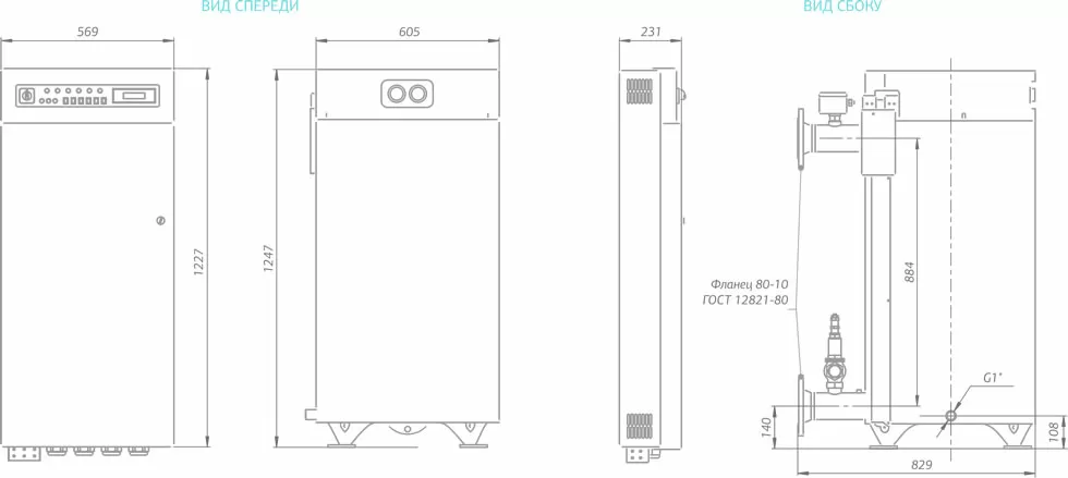 Проточный водонагреватель 400 кВт Мастер